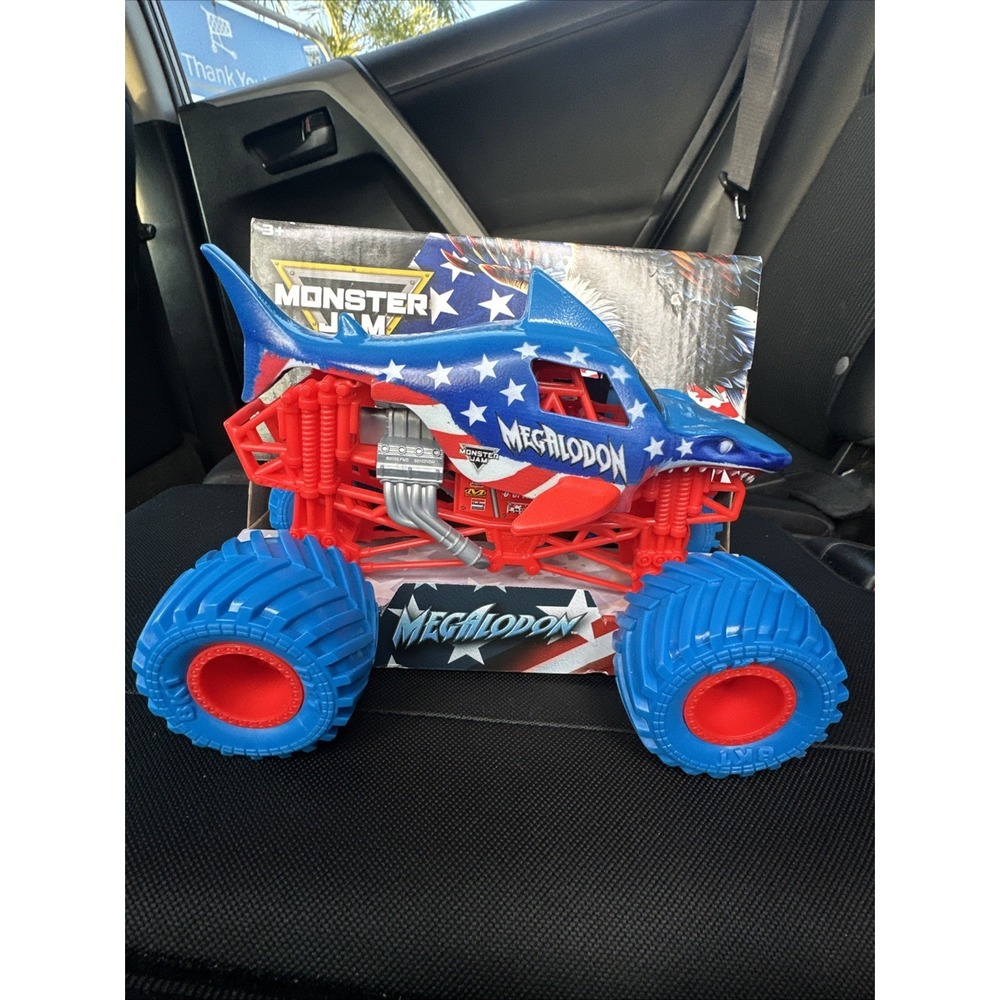 Monster Jam Megalodon Stars And Stripes NEW